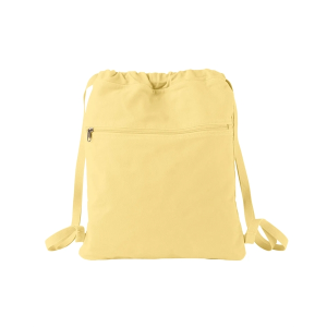 Authentic Pigment Cotton Canvas Drawstring Backpack